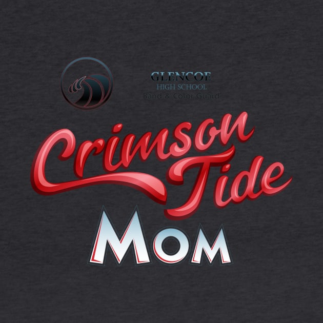 Crimson Tide Mom by GlencoeHSBCG